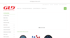 Desktop Screenshot of gldproducts.com